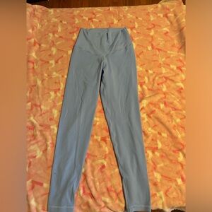 Aerie Leggings short /color:pastel blue/size small never worn
